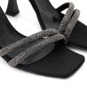 Picture of Sandals with rhinestones and thin heel