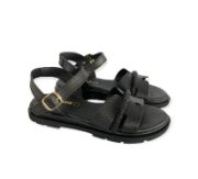 Εικόνα της Old Σανδάλια δερμάτινα με φαρδιά φάσα και στρας