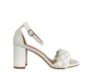 Εικόνα της ΧΧΧ Πέδιλο με χοντρό τακούνι και πλέκτη φάσα