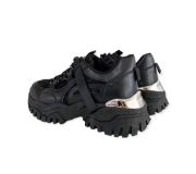 Εικόνα της Old Sneakers με Chunky Σόλα και Διπλά Κορδόνια