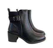 Εικόνα της ΧΧΧ Μποτάκια χαμηλά με χοντρό τακούνι 