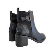 Εικόνα της ΧΧΧ Μποτάκια χαμηλά με χοντρό τακούνι 