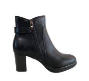 Εικόνα της Μποτάκια με χοντρό τακούνι και φιάπα