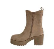 Εικόνα της ΧΧΧ Μποτάκι καστόρ με λάστιχο και χοντρό τακούνι