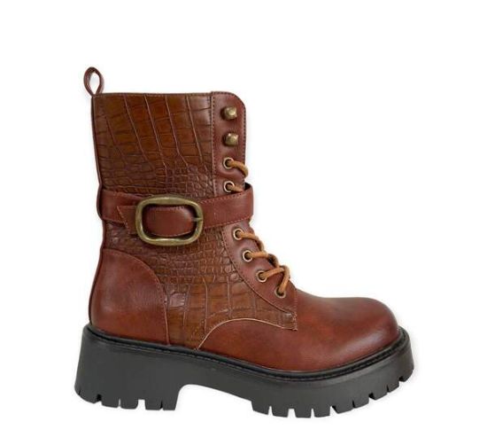 Εικόνα της ΧΧΧ Αρβυλάκια με κροκό σχέδιο και μεταλλική αγκράφα