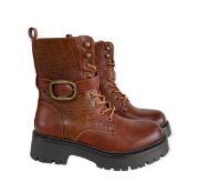 Εικόνα της ΧΧΧ Αρβυλάκια με κροκό σχέδιο και μεταλλική αγκράφα