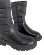 Εικόνα της Μπότες παιδικές δερματίνη και άνορακ με φερμουάρ