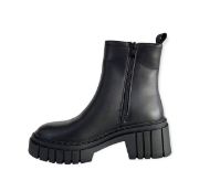 Εικόνα της ΧΧΧ Μποτάκια με λάστιχο και χοντρό τακούνι