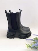 Εικόνα της Μποτάκια παιδικά με λάστιχο και φερμουάρ για κορίτσια