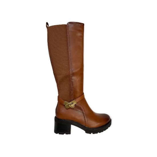 Εικόνα της Μπότες με τρακτερωτή σόλα και μεταλλικό διακοσμητικό