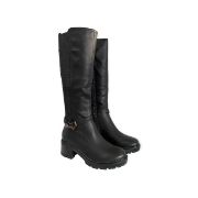 Εικόνα της Μπότες με τρακτερωτή σόλα και μεταλλικό διακοσμητικό