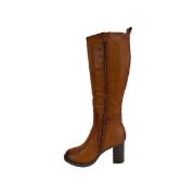 Εικόνα της Μπότες με χοντρό ψηλό τακούνι λαστιχο και διακοσμητική τόκα