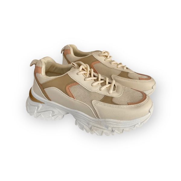 Picture of Γυναικεία sneakers  με τρακτερωτή σόλα 