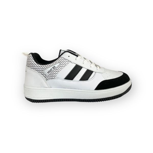 Picture of Sneakers από συνθετικό δέρμα με κορδόνι 