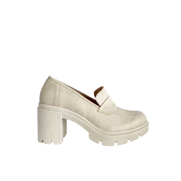 Picture of Loafers ματ με χοντρό τακούνι 