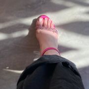 Εικόνα της Πέδιλα με στρασάκια και λεπτό τακούνι