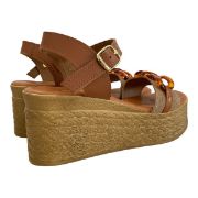 Εικόνα της Old Δερμάτινες πλατφόρμες με αλυσίδα 