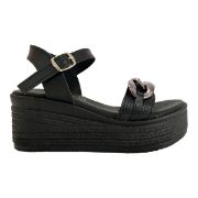 Εικόνα της Old Δερμάτινες πλατφόρμες με αλυσίδα 