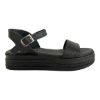 Picture of Σανδάλια δερμάτινα flatform με ανάγλυφη φάσα
