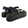 Picture of Σανδάλια δερμάτινα flatform με ανάγλυφη φάσα