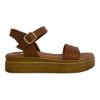 Picture of Σανδάλια δερμάτινα flatform με ανάγλυφη φάσα