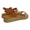 Picture of Σανδάλια δερμάτινα flatform με φάσα από στρας