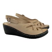 Εικόνα της Πλατφόρμα δερμάτινη ανατομική καλοκαιρινή