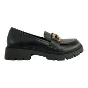 Εικόνα της Old Loafers με χρυσαφί μεταλλική λεπτομέρεια μπροστά και τρακτερωτή σόλα 