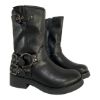 Εικόνα της Biker boots με φερμουάρ 