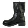 Εικόνα της Biker boots με φερμουάρ 