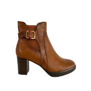 Εικόνα της Μποτάκια με χοντρό τακούνι και φιάπα