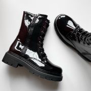 Εικόνα της ΧΧΧ Αρβυλάκι λουστρίνι με σχέδιο φερμουάρ 