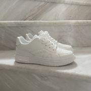 Εικόνα της Sneakers Unisex Λευκά με Κορδόνια 