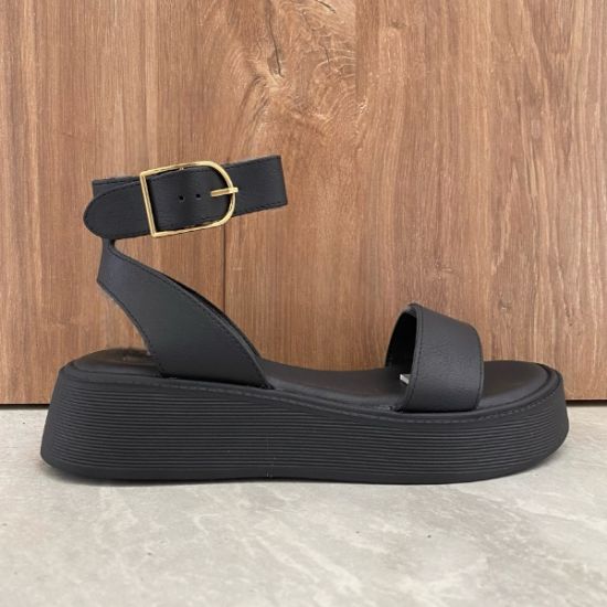 Εικόνα της ΧΧΧ Πέδιλο flatform με δέσιμο στον αστράγαλο 