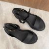 Εικόνα της ΧΧΧ Πέδιλο flatform με δέσιμο στον αστράγαλο 