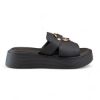 Picture of Παντόφλα flatform με φαρδιά φάσα και χρυσές λεπτομέρειες 