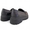 Picture of Old Loafers ματ με ασημί αγκράφα και τρακτερωτή σόλα