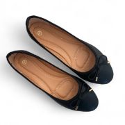 Εικόνα της Μπαλαρίνες με φιογκάκι με χρυσές λεπτομέρειες 