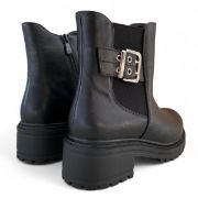 Εικόνα της Old Μποτάκια με διακοσμητική τόκα λάστιχο και φερμουάρ