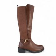 Εικόνα της Μπότες ιππασίας με λάστιχο και μεταλλικό διακοσμητικό