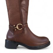 Εικόνα της Μπότες ιππασίας με λάστιχο και μεταλλικό διακοσμητικό