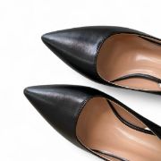 Εικόνα της Γόβες μυτερές εξώφτερνές slingback με χαμηλό λεπτό τακούνι 