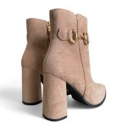 Εικόνα της Μποτάκια καστόρ μυτερά με χοντρό τακούνι