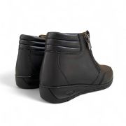 Εικόνα της Μποτάκια δερμάτινα ανατομικά με δύο φερμουάρ 