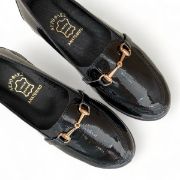 Εικόνα της Δερμάτινα λουστρίνι ανατομικά μοκασίνια 