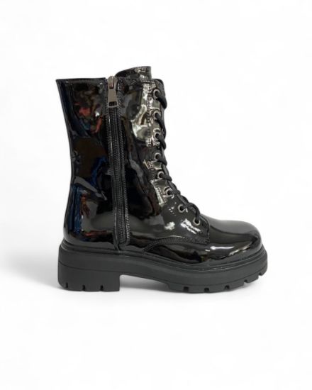 Εικόνα της ΧΧΧ Αρβυλάκι λουστρίνι με σχέδιο φερμουάρ 