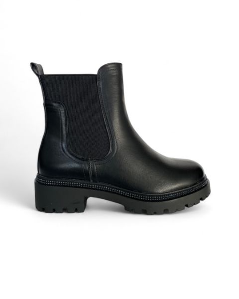 Εικόνα της Chelsea boots με σχέδιο στρας στη σόλα
