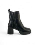 Εικόνα της Μποτάκια με κρεπ σόλα, λάστιχο και φερμουάρ 