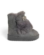 Εικόνα της Παιδικά μποτάκια με επένδυση γούνα και στρας