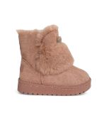 Εικόνα της Παιδικά μποτάκια με επένδυση γούνα και στρας